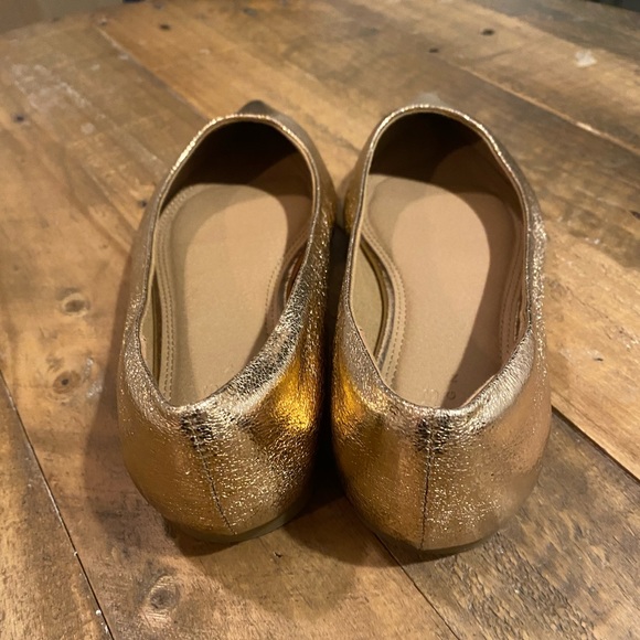 Gold ASOS Flat - Picture 3 of 4